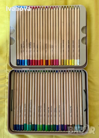 50 бр. Пастелни цветни моливи Kalour – Премиум качество за художници
