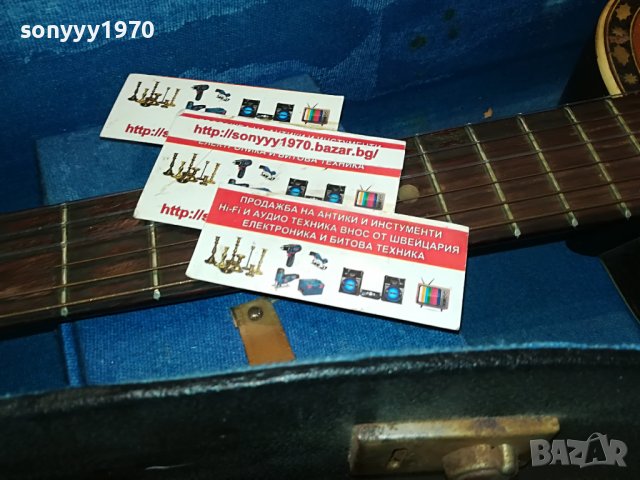 поръчана!!!LONDON ENGLAND-АВТЕНТИЧНА КИТАРА 2011220837M, снимка 14 - Антикварни и старинни предмети - 38730454