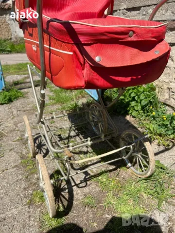 Ретро каляска СССР Бемби бебешка количка , снимка 7 - Други ценни предмети - 50044561