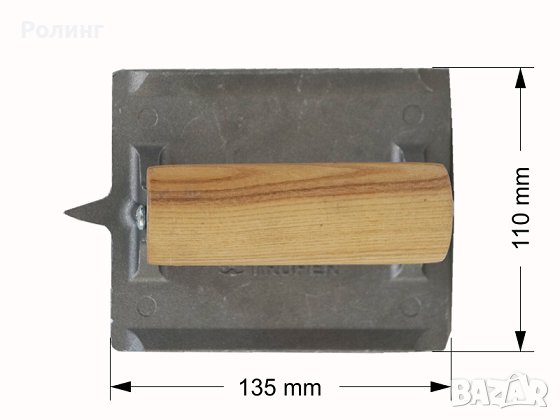Инструмент за дилатационни фуги алуминиев Truper 15424, снимка 3 - Строителни материали - 41141129