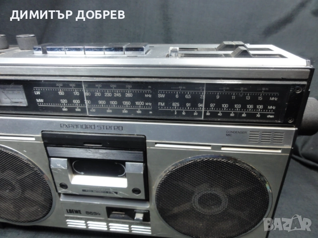 СТАР РЕТРО РАДИО КАСЕТОФОН LOEWE 8694 GERMANY, снимка 8 - Радиокасетофони, транзистори - 52077387