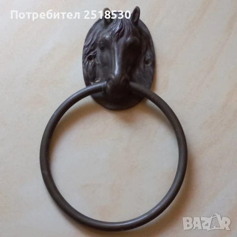 Старинно бронзово чукало за врата , снимка 5 - Антикварни и старинни предмети - 50935132