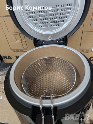 Фритюрник Tefal Minicompact FF230831 Principio, 1000W, 1.2 л, снимка 5 - Фритюрници - 50468608