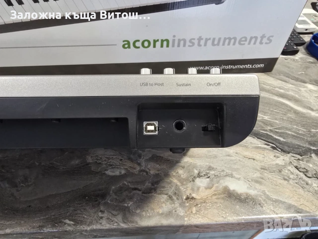 MIDI Контролер Acorn Masterkey 61, снимка 5 - Друга електроника - 53454935