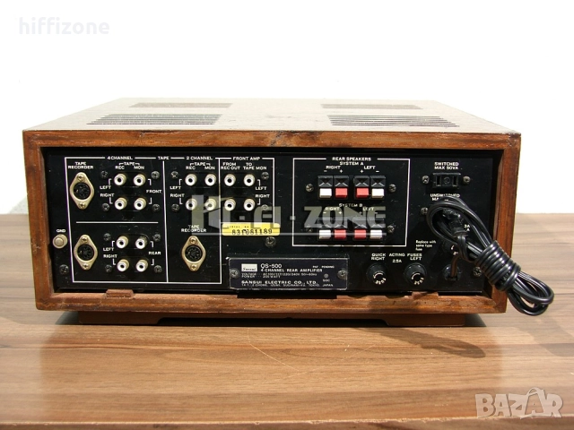 Усилвател Sansui qs-500, снимка 8 - Ресийвъри, усилватели, смесителни пултове - 51594643