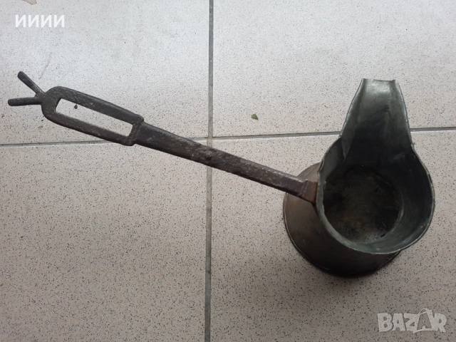 Османско джезве , снимка 2 - Антикварни и старинни предмети - 52571080