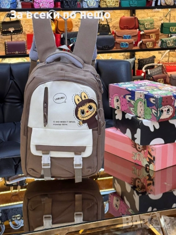 Labubu Детска Раница Лабубу - Налични Различни Цветове Код SK72, снимка 9 - Раници - 52475051