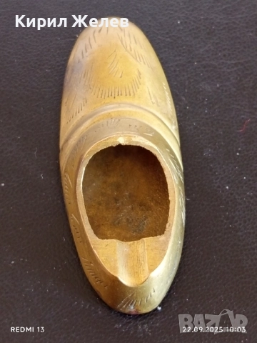 Винтидж пепелник от месинг с уникален дизайн орнаментиран рядък за КОЛЕКЦИОНЕРИ 50596, снимка 8 - Други ценни предмети - 51792108