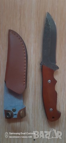 Качествен масивен ловен нож със кания-65 лв, снимка 10 - Ножове - 34761356