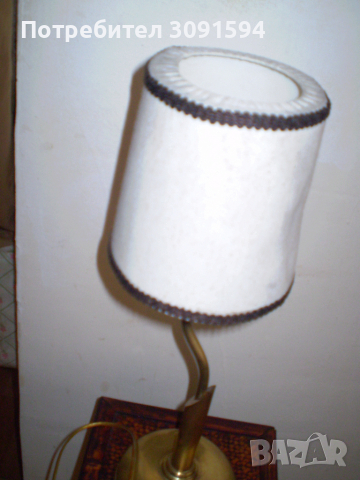 ретро нощна лампа от месинг, снимка 7 - Антикварни и старинни предмети - 36350298