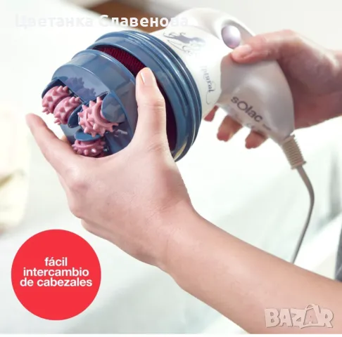 Уред за антицелулитен и релакс масаж, Solac, ME7711, снимка 9 - Друга електроника - 50430288