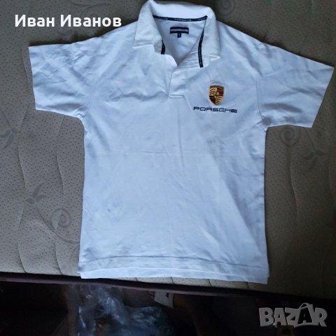 Блуза/тениска PORSCHE  размер S-M, снимка 2 - Тениски - 40997877