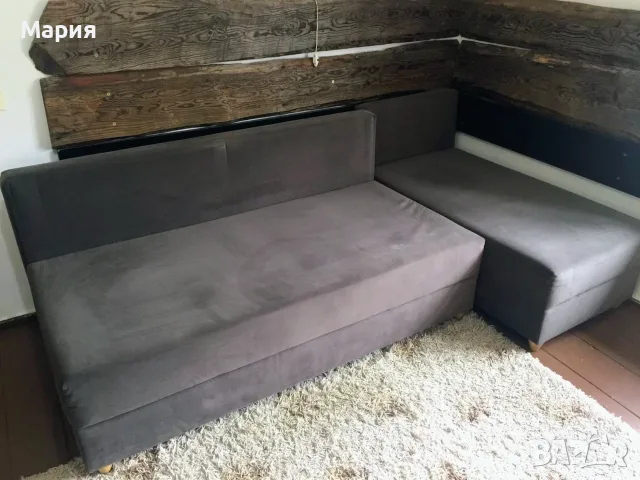Ъглов разтегателен диван
