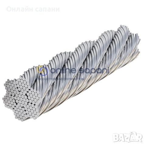 Стоманени въжета с общо предназначение и метална сърцевина 6X19M, снимка 2 - Други машини и части - 25823531