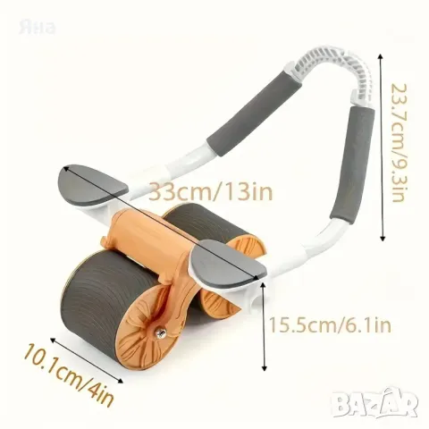 Мултифункционален фитнес уред - колело за коремни мускули, планк корем, снимка 5 - Фитнес уреди - 49800322