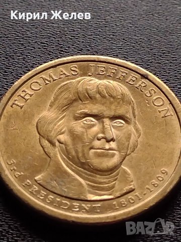 Възпоменателна монета 1 долар THOMAS JEFFERSON 3 президент на САЩ (1801-1809) за КОЛЕКЦИЯ 38066, снимка 4 - Нумизматика и бонистика - 40765837