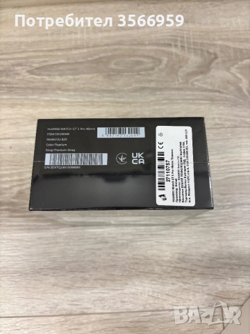 ЧИСТО НОВ смарт часовник Huawei GT 5 Pro Titanium, снимка 3 - Смарт часовници - 52585476