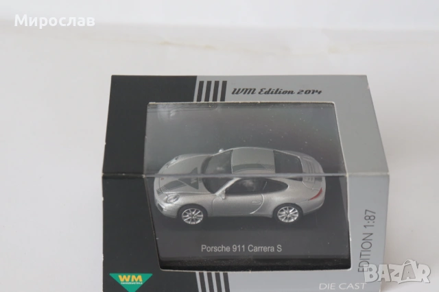 SCHUCO H0 1/87 PORSCHE 911 CARRERA КОЛИЧКА МОДЕЛ, снимка 6 - Колекции - 53645064