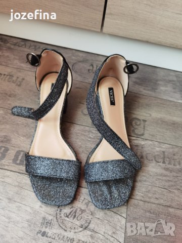 Модерни, елегантни, официални сандали, сребристи марка Vices