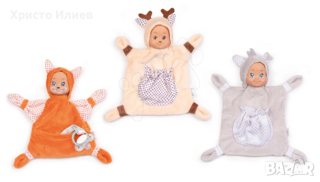 Кукла Smoby Minikiss Кърпа за гушкане, снимка 9 - Кукли - 53166368