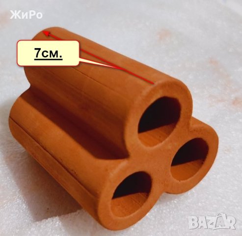 Керамична декорация./Тройка_Тръби/