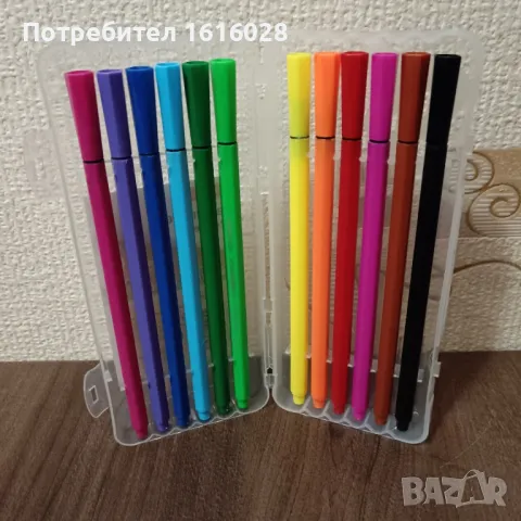 Комплект от 12 броя фулмастери. , снимка 7 - Ученически пособия, канцеларски материали - 49734135