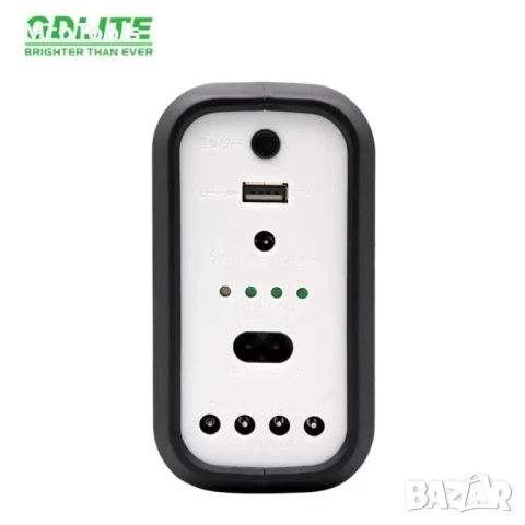 Комплект соларна система, фенер, 3 led крушки, соларен панел, акумулаторна батерия, снимка 5 - Къмпинг осветление - 51011917