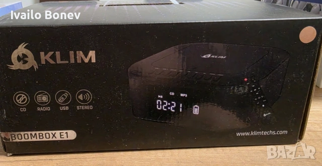 KLIM Boombox E1 – мултифункционален аудио плейър