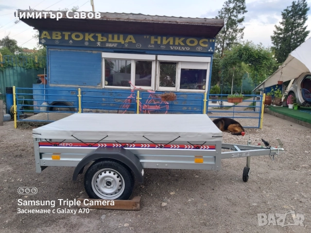 Туристическо ремарке REPO RPP с плосък брезент