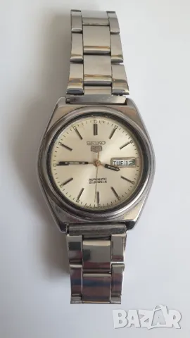 Мъжки часовник Seiko 5 Automatic, снимка 3 - Антикварни и старинни предмети - 47437481