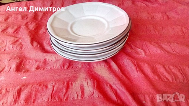 Стар високачествен оригинален порцелан Гърция 4 чинии нови , снимка 4 - Антикварни и старинни предмети - 39068624