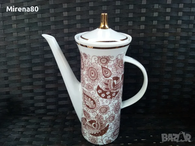 Български сервиз за кафе - Жар птица, снимка 3 - Сервизи - 56024314