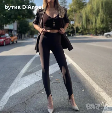 Клин с ластик в кафяв цвят, снимка 2 - Клинове - 56347305