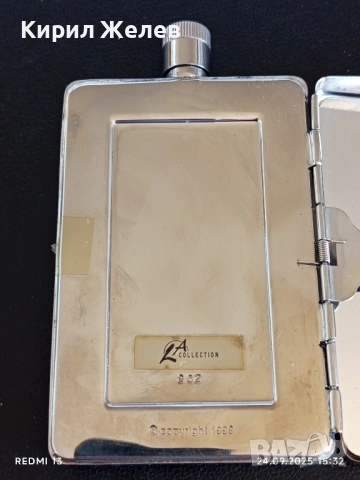 Калъф за цигари с вградена бутилка за алкохол наричан ХИП ФЛЯГА за КОЛЕКЦИЯ 50468, снимка 3 - Други ценни предмети - 51822264