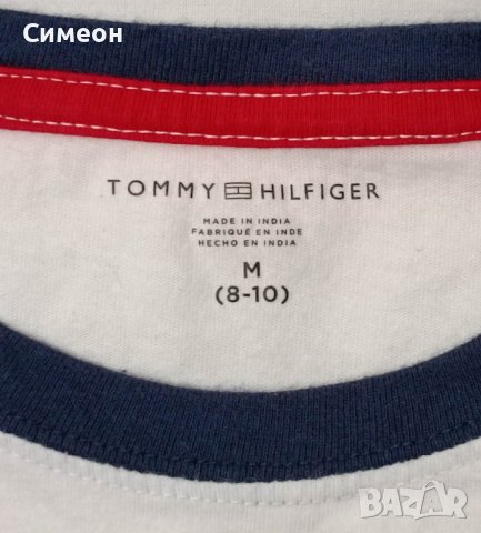 Tommy Hilfiger оригинална тениска ръст 137-147см памучна фланелка, снимка 3 - Детски тениски и потници - 40425031