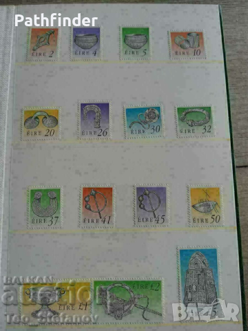 Луксозен албум класьор с марки -Ирландия, снимка 3 - Филателия - 44742549