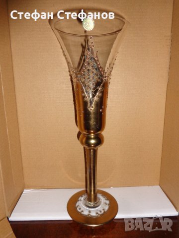  Ритуални чаши за сватбено тържество, снимка 8 - Декорация за дома - 39090276