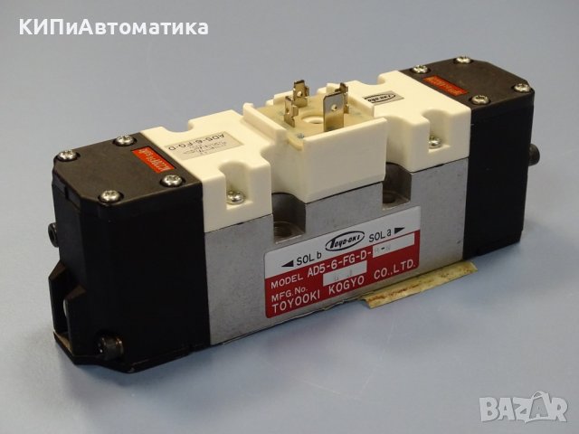 Пневматичен разпределител TOYOOKI AD5-6-FG-D-9-N pneumatic solenoid valve 