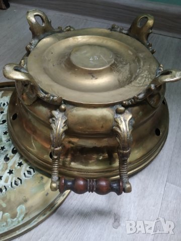 викториански съд за подгряване на храна, снимка 5 - Други ценни предмети - 40222198