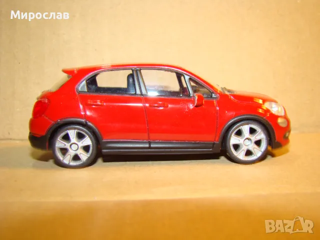1:43 MONDO MOTORS FIAT 500 X ИГРАЧКА КОЛИЧКА МОДЕЛ, снимка 4 - Колекции - 48158428
