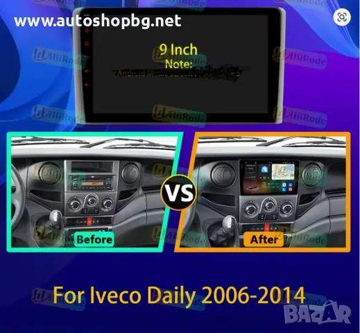 IVECO DAILY 2006-2014 НАВИГАЦИЯ 9´´, снимка 3 - Аксесоари и консумативи - 50336419