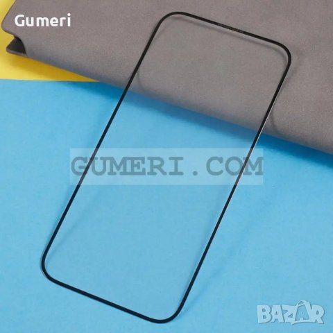 	Apple iPhone 15 Pro - Стъклен Протектор За Целия Дисплей Full Glue, снимка 3 - Фолия, протектори - 42203667