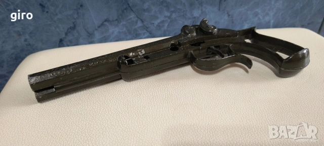 Реплика на двуцевен капсулен пистолет, снимка 5 - Колекции - 53386363