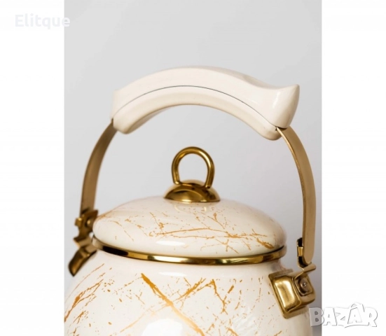 Чайник Goldmann, 2.5л., Емайл, Индукция, снимка 5 - Съдове за готвене - 52710079