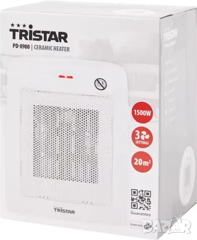 Керамична електрическа печка Вентилаторна печка Tristar PD 8980 1500w