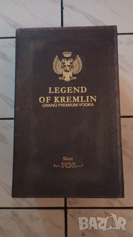Кутия от водка Кремльовка.