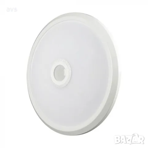 LED плафон със сензор за движение 12W 3в1 VT-13CCT V-TAC, снимка 1