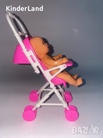 Малки бебета с количка, снимка 4 - Кукли - 41762296