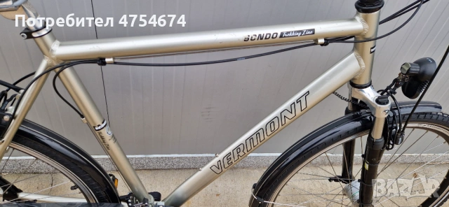 Алуминиев велосипед Vermont колело 28", снимка 4 - Велосипеди - 53743317