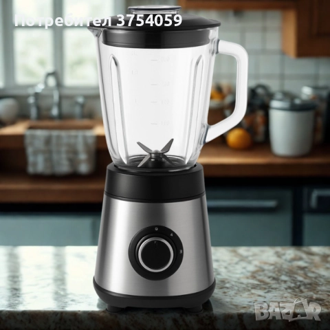 Блендер Muhler, 500W, 1.5 л, стъклена кана, снимка 2 - Блендери - 52339182